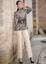 Hose in modischer Palazzo-Form 