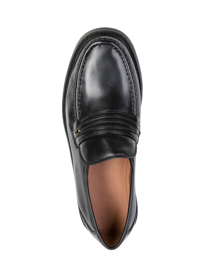 GINO GALANTE, schicke Herren-Slipper, mit Gummizug SCHWARZ