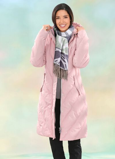 Mantel mit abnehmbarer Kapuze 