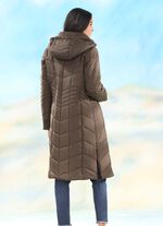 Mantel mit Rei&szlig;verschluss-Seitenschlitzen 