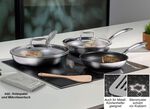 Profi-Edelstahlpfannen-Set 7-teilig 