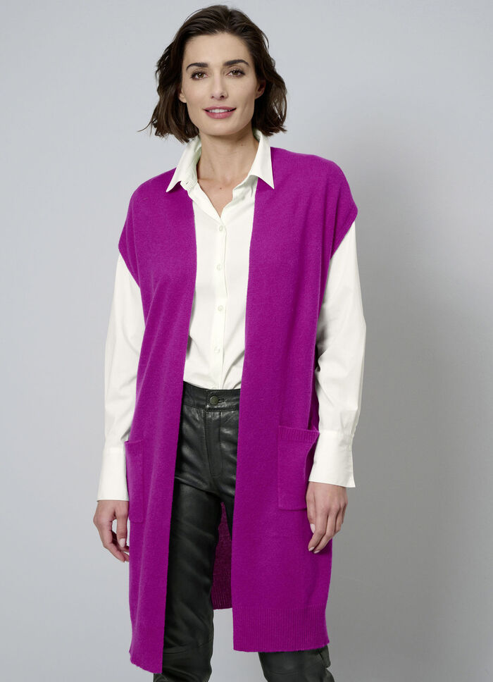 Long-Strickweste aus Kaschmir ZYKLAM