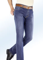 Jeans von "Francesco Botti" mit Dehnbund in 3 Farben JEANSBLAU