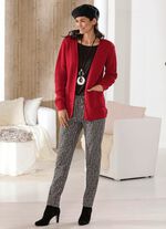 Strickjacke in Perlfang 