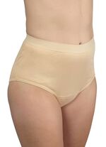 Hygiene-Damen-Slip, High-waist, von Hydas BEIGE