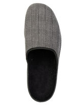 Klassiche Herren-Hausschuhe, mit anatomisch geformtem Fußbett GRAU