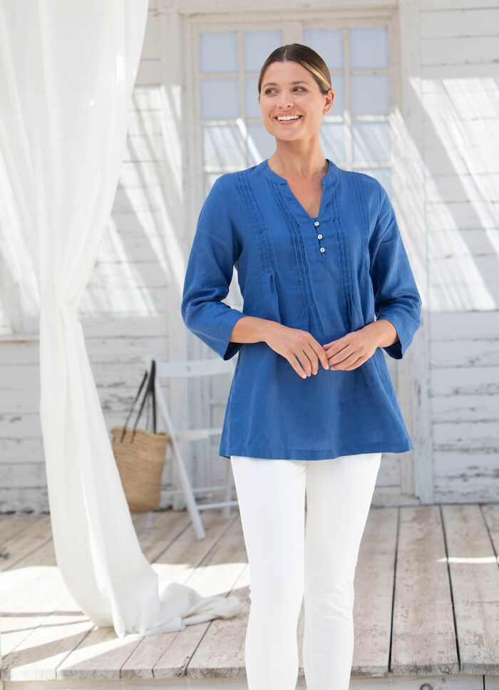 Tunika mit Schmuckkn&ouml;pfen 