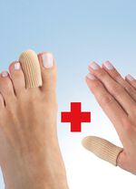 Finger- und Zehenschutz, 6-teilig, mit Silikon-Innenseite 