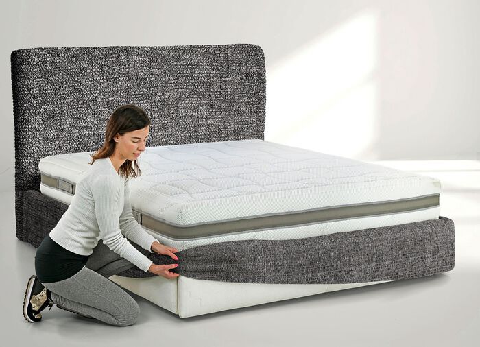 Stretchbezug f&uuml;r Boxspringbett in Mikrofaser-Qualit&auml;t 