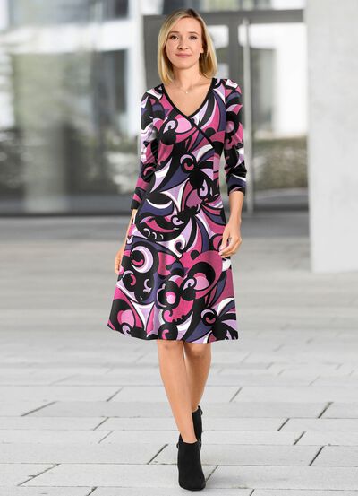 Kleid in angesagter Wickeloptik 