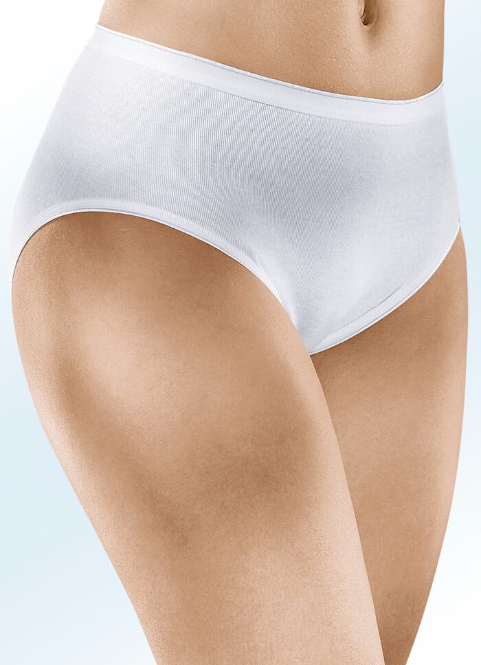 Speidel Viererpack Slips mit elastischen Abschlüssen WEISS