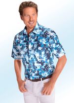 Bedrucktes Hemd mit Brusttasche 