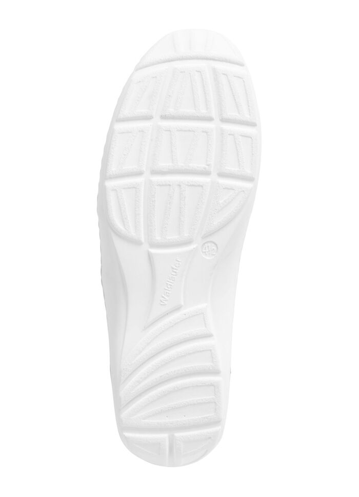 Waldl&auml;ufer, bequeme Damen-Slipper, Weite H, mit herausnehmbarem Fu&szlig;bett BLEU