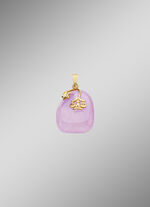 Sternzeichen-Anh&auml;nger mit echten Monats-Edelsteinen 