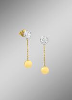 Bezaubernde Ohrstecker in Bicolor 