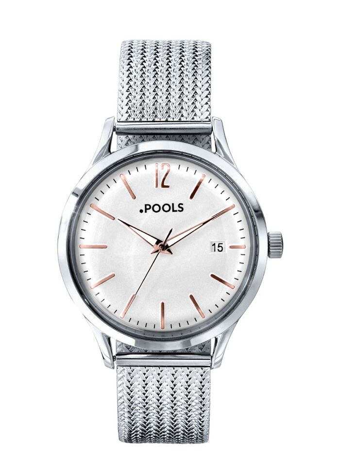 Quartz-Herrenuhr mit Metallgeh&auml;use 