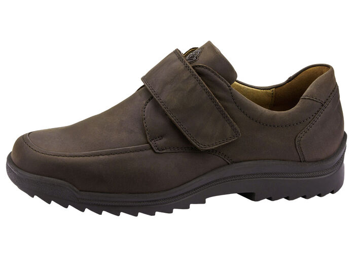 Waldläufer Klettschuh aus hochwertigem Leder MOKKA