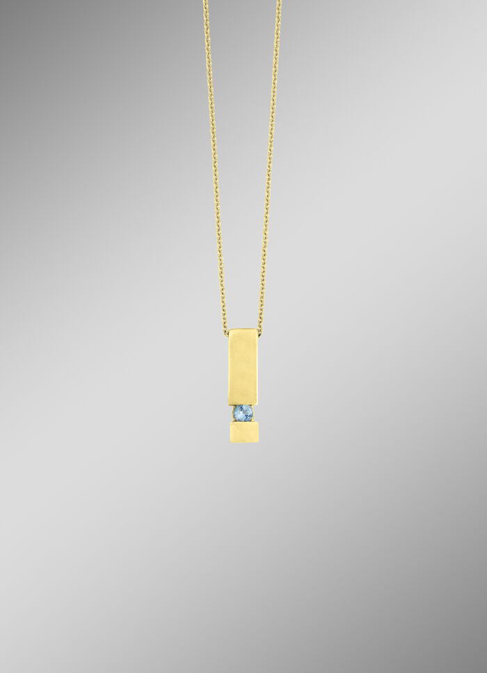Moderner Anhänger mit Kette 