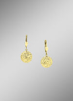 Runde Gold-Ohrhänger 