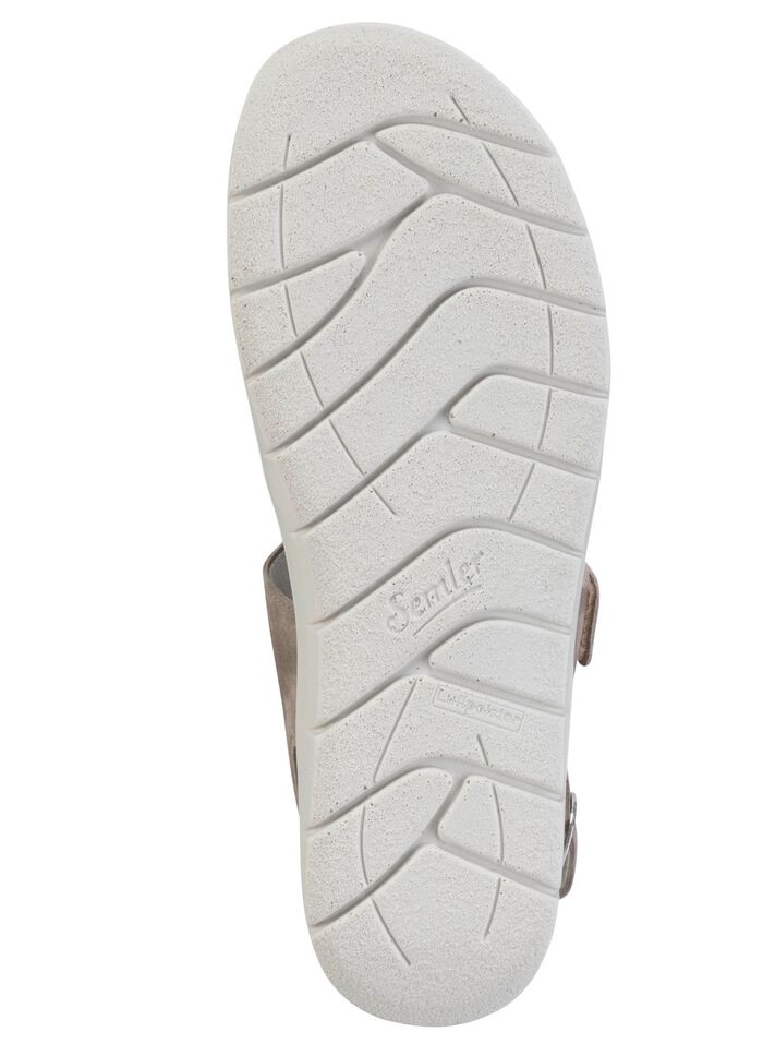 ELENA EDEN Sandale mit verstellbarem Fersenriemchen HELLGRAU