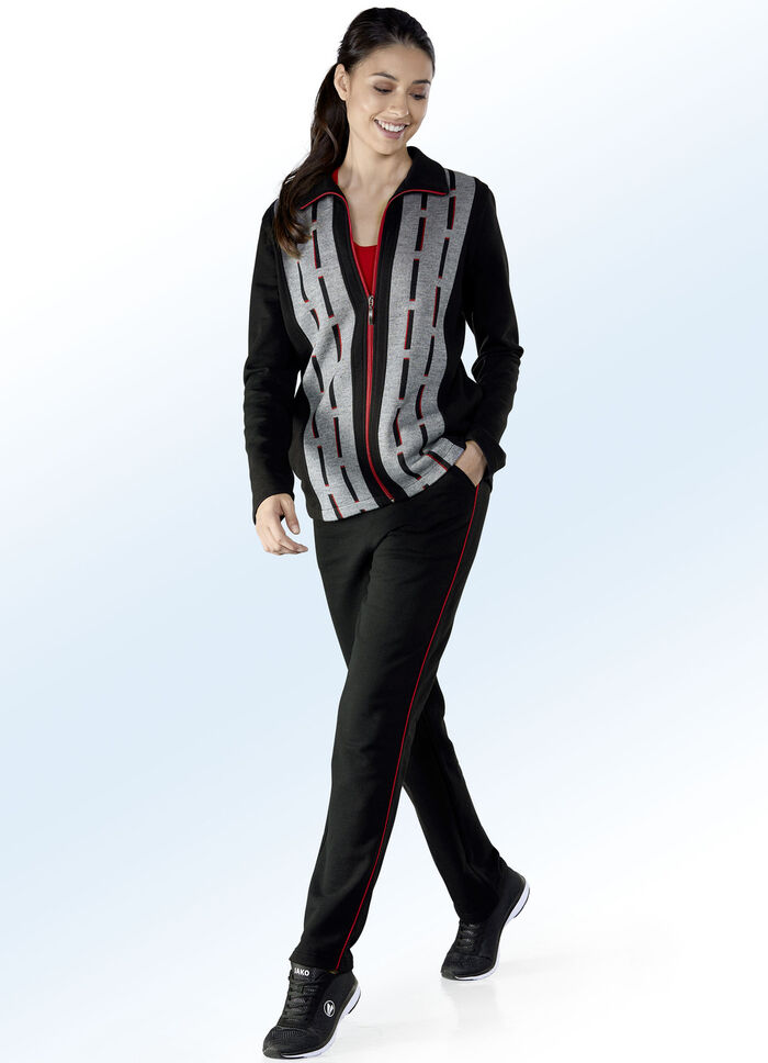 Freizeitanzug von "Delena" mit elastischem Saum 