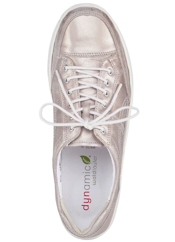 Waldl&auml;ufer, bequeme Damen-Schn&uuml;rschuhe, Weite H, Sohle mit Abrollfunktion CHAMPAGNER