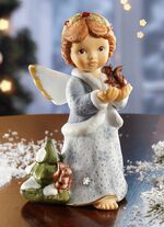 Engel mit Kristallstein 