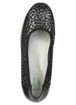 ELENA EDEN, bequeme Damen-Ballerinas, Weite G, mit herausnehmbarem Fu&szlig;bett SCHWARZ