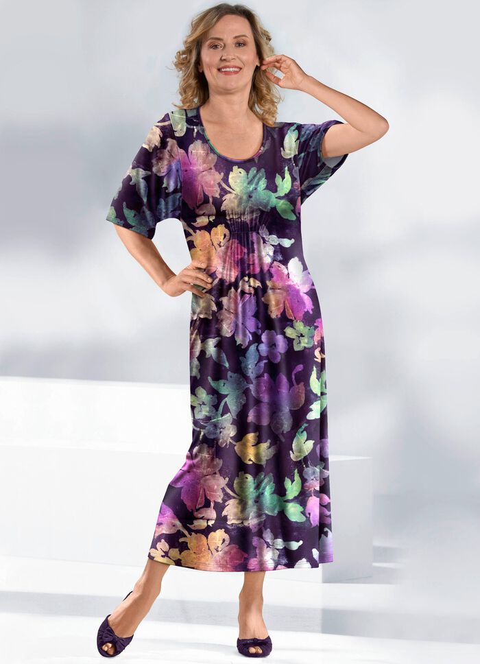 Kaftan mit farbbrillantem Inkjet-Druck 