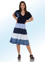 Kleid mit aufwendigem Stickereimotiv 