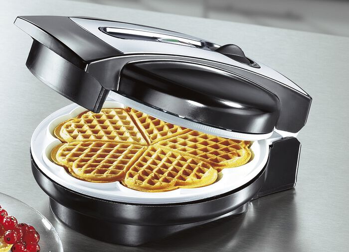 Keramik-Waffeleisen SCHWARZ