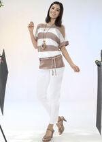 Magic-Jeans mit angesagtem Fransensaum WEISS