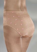 Viererpack Slips mit Blümchendessin 