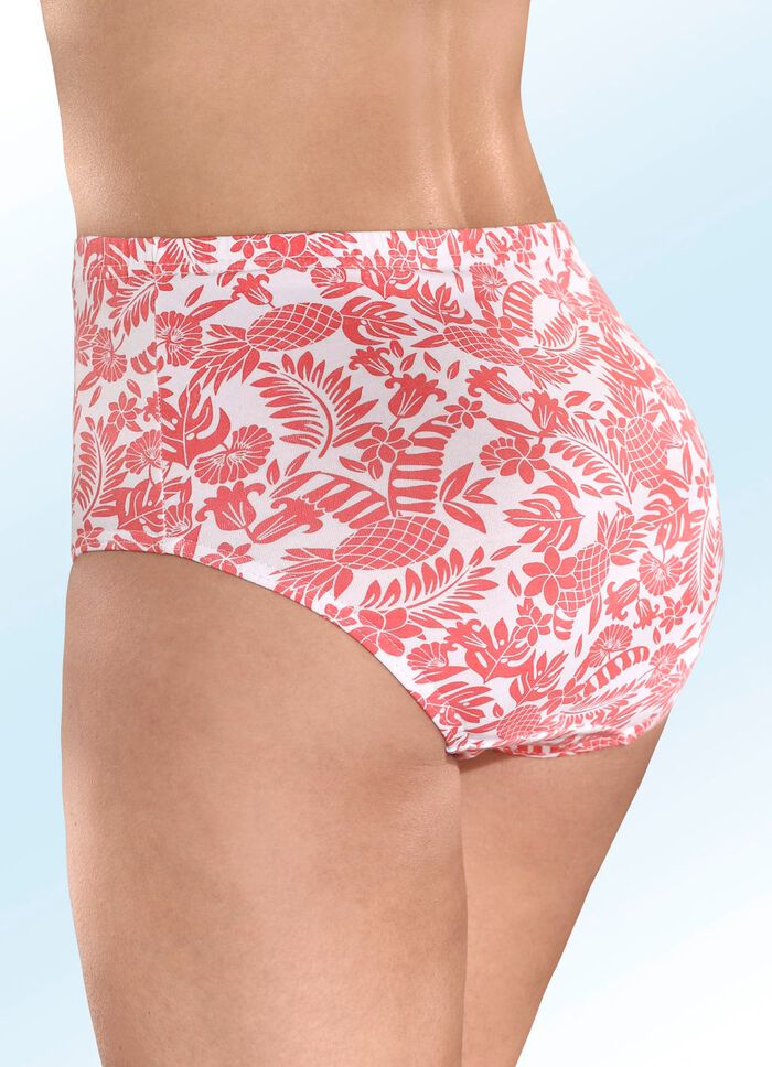 F&uuml;nferpack Slips mit Druckdessin 