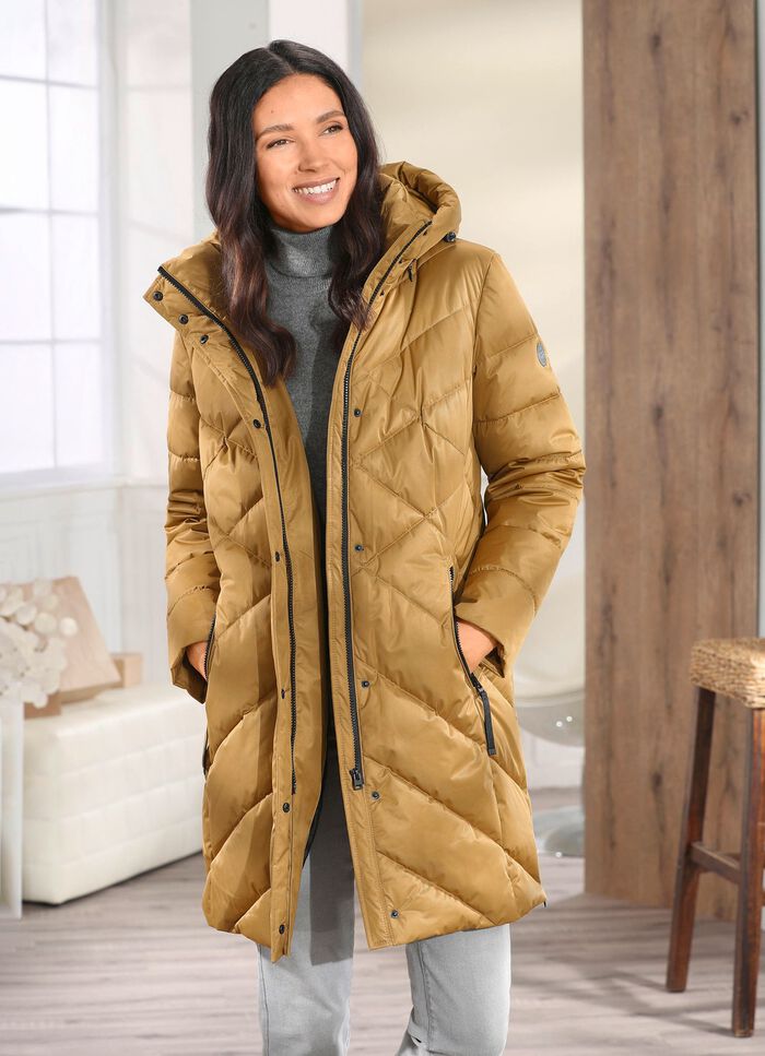 Funktions-Kurzmantel mit abnehmbarer Kapuze 