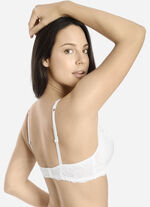 Sassa Bügel-BH mit elastischer Spitze WEISS