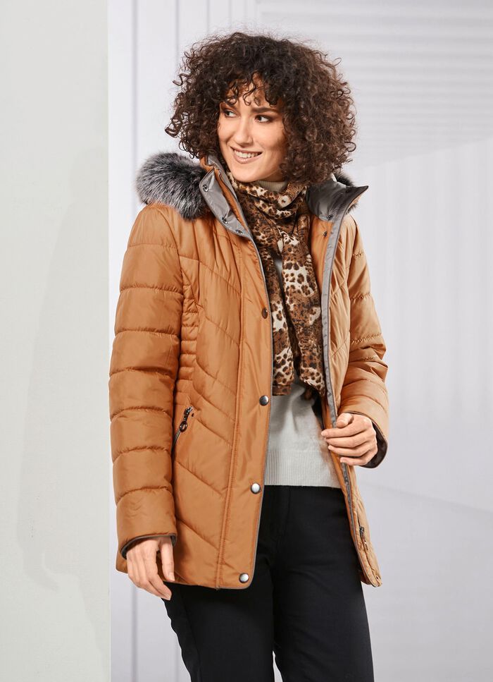 Jacke in 2 Farben KARAMELL