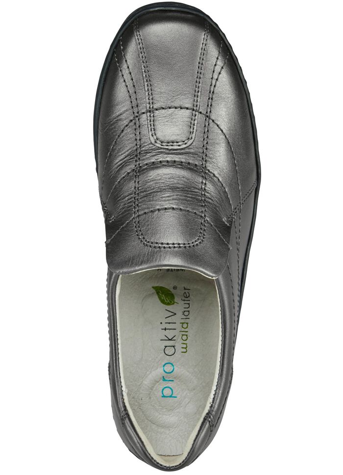 Waldl&auml;ufer, bequeme Damen-Slipper, Weite H, mit herausnehmbarem Fu&szlig;bett 