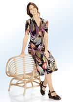Kleid mit farbbrillantem Inkjet-Druck 