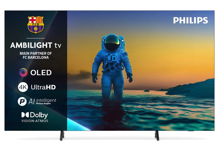 Rahmenloser Philips 4K Ultra HD Fernseher  