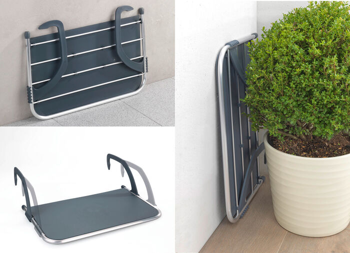 Balkon-Hängetisch 2in1