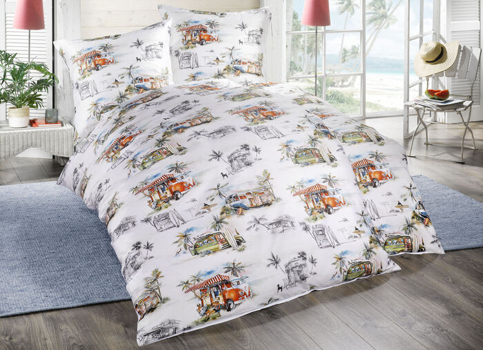 Mako-Satin Bettw&auml;sche-Garnitur von Janine 