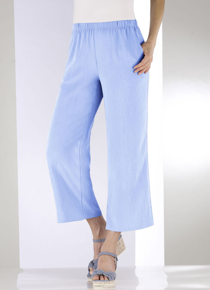 7/8-Hose in bequemer Weite HELLBLAU