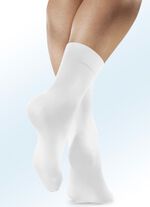 Rogo 4 Paar Socken mit extra weitem Schaft 