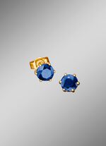 Ohrstecker mit Safir 