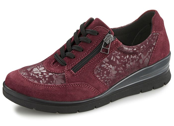 Schn&uuml;rschuh mi Seitenrei&szlig;verschluss BORDEAUX