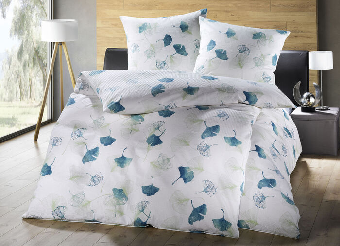 Hochwertige Bettwäsche-Garnitur in bügelfreier Qualität GRÜN