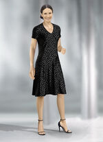 Kleid in Wickeloptik 