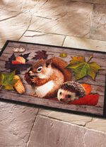 Fußmatte mit rutschhemmender Rückseite 