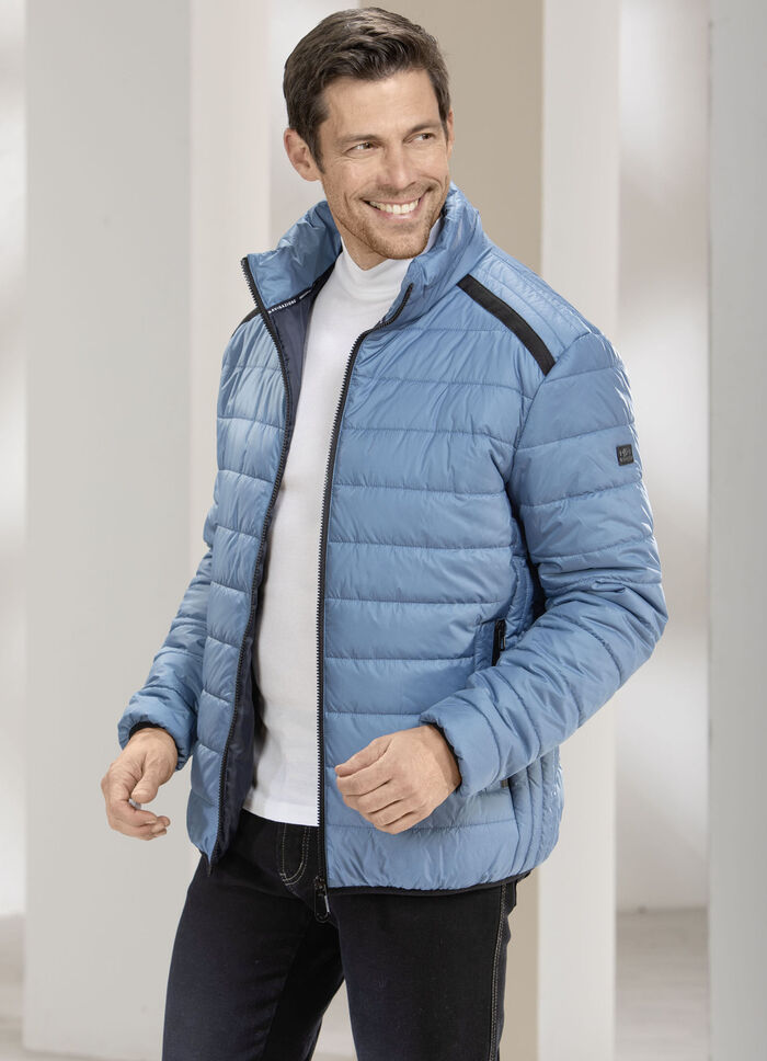 Steppblouson in 2 Farben TAUBENBLAU